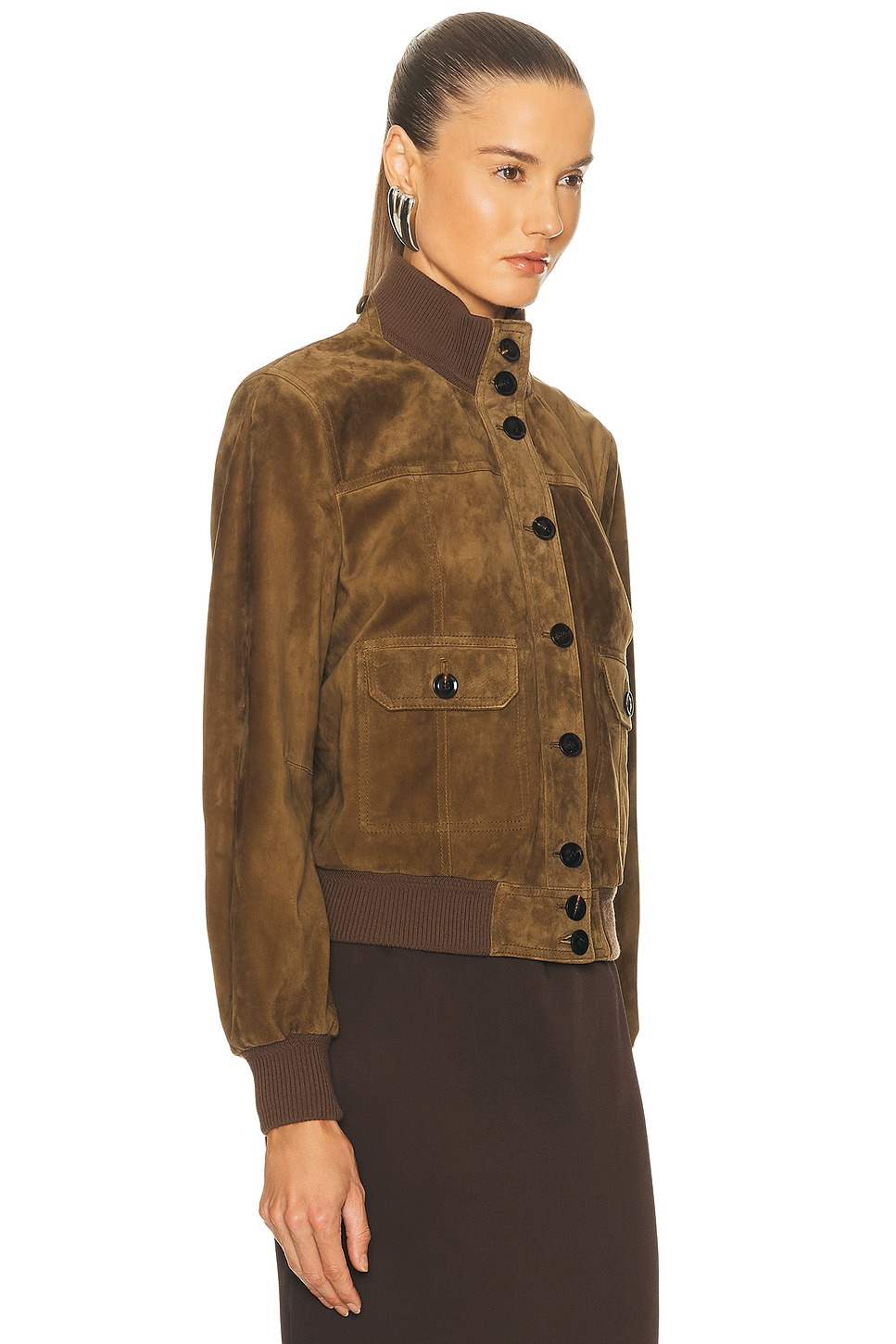 Soft Cashmere Bomber Jacket - 2