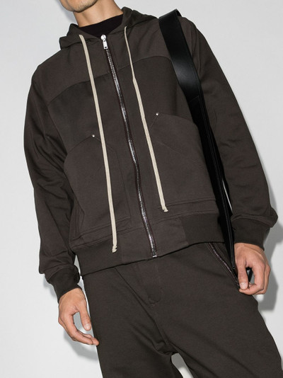 Rick Owens cotton hoodie outlook