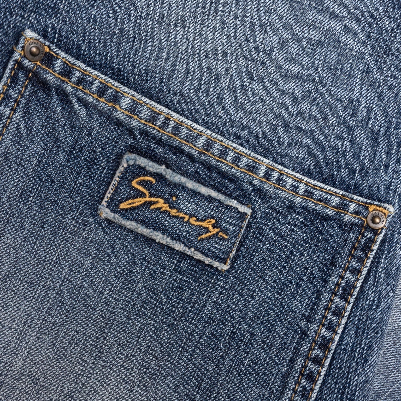 RELAXED FIT DENIM PANTS - LIGHT BLUE - 4