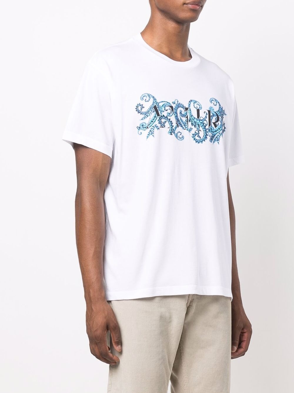 paisley logo printed T-shirt - 3