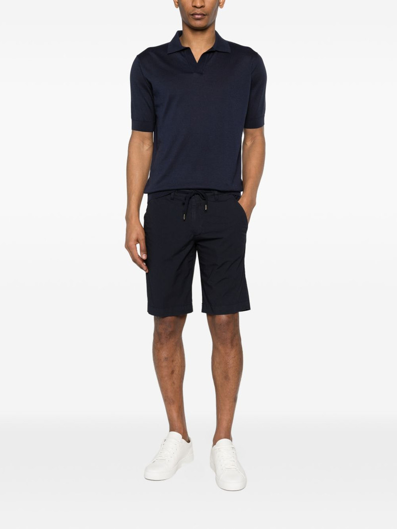 LARDINI open collar T-shirt outlook