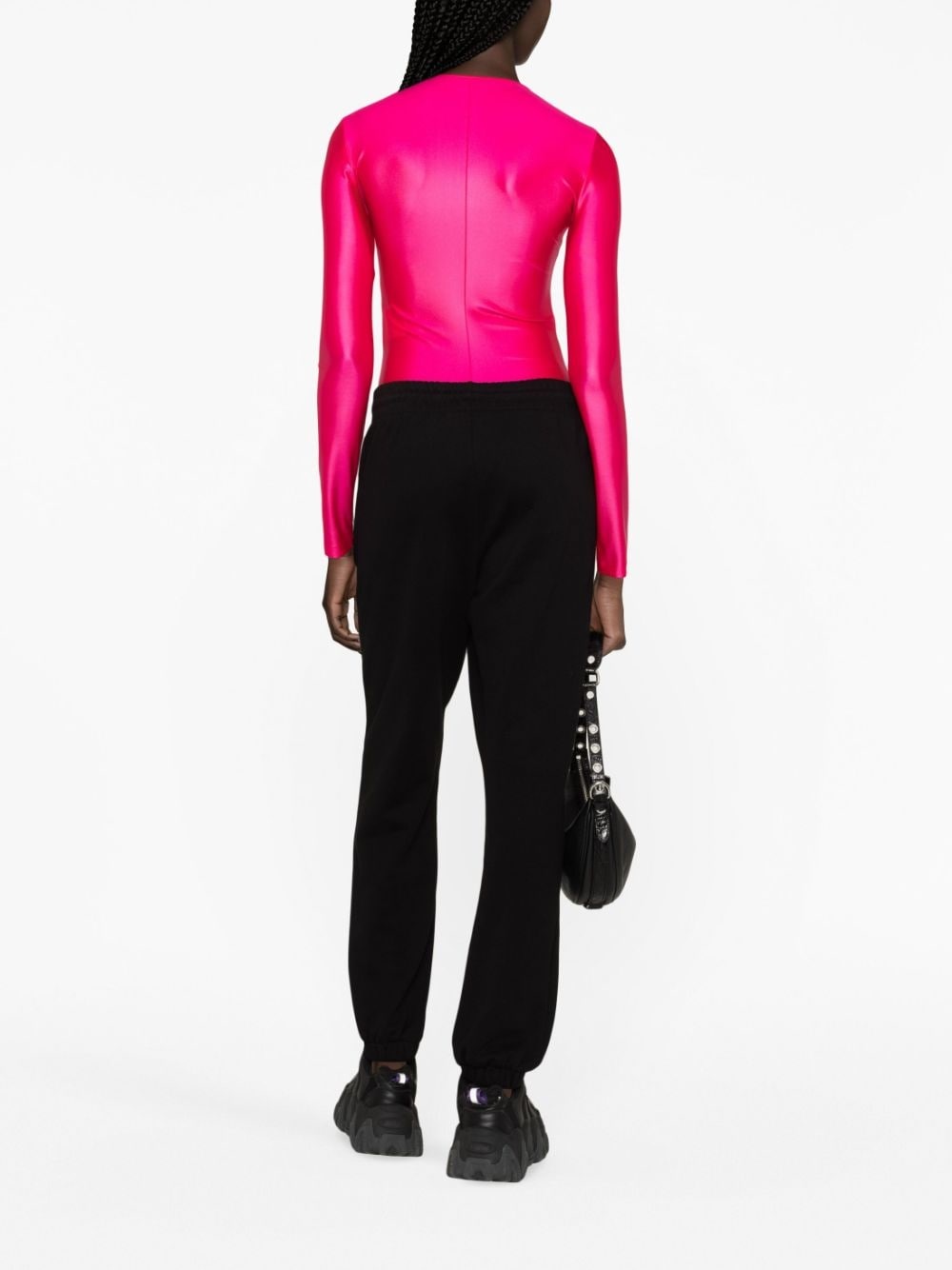 logo patch bodysuit - 4