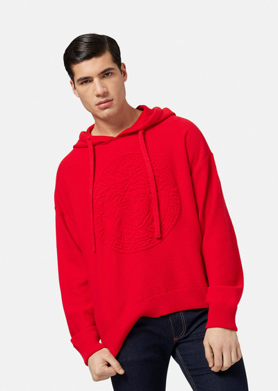 VERSACE Medusa Wool and Cashmere Hoodie outlook