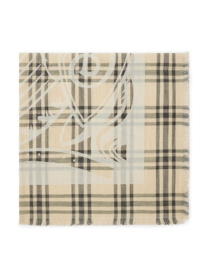 Burberry EKD Check scarf outlook