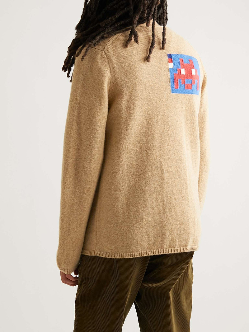 Intarsia Wool-Blend Sweater 4