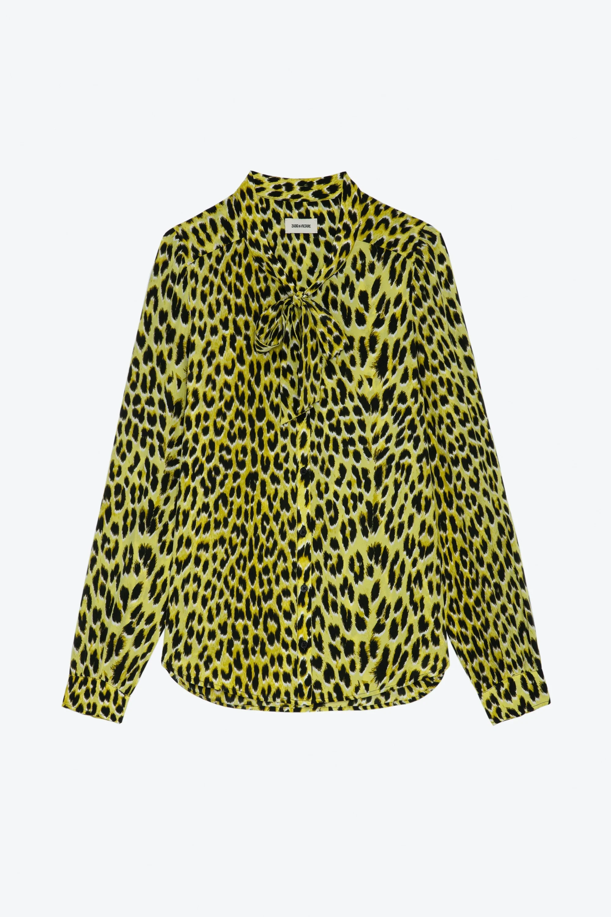 Taos Leopard Silk Blouse - 1