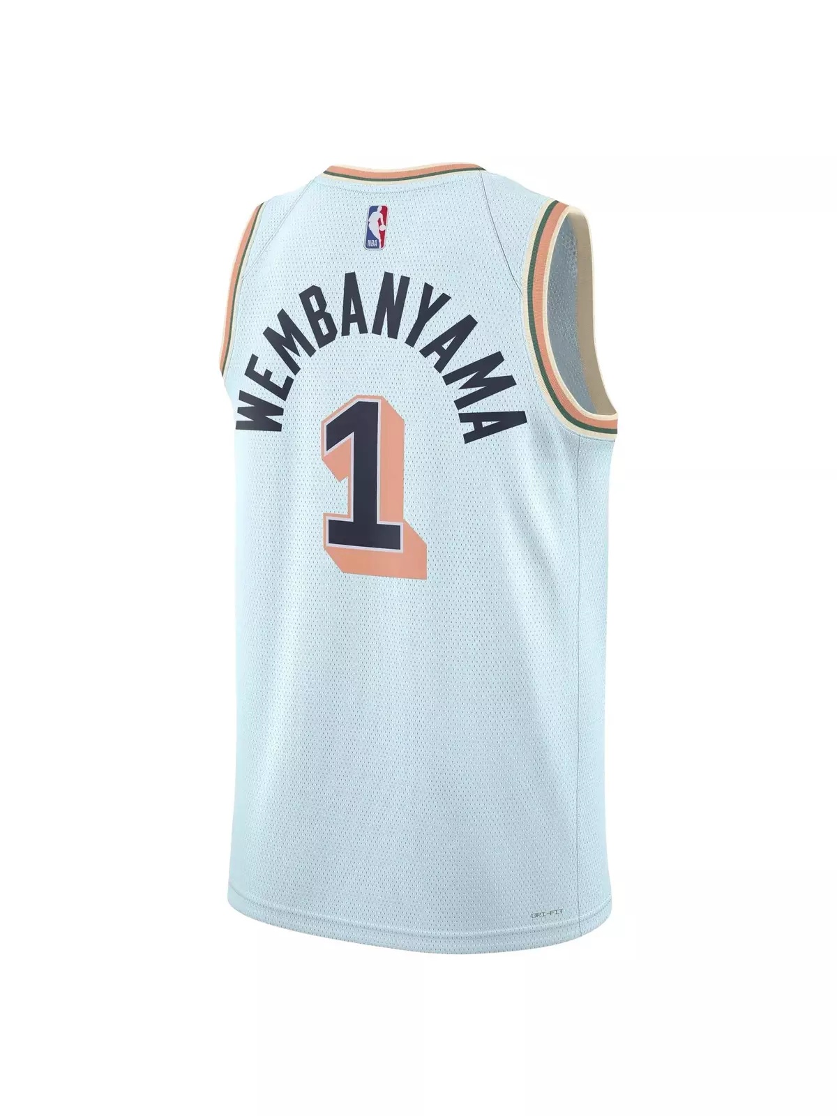 Men's Dri-FIT Victor Wembanyama San Antonio Spurs 2024/25 CE NBA Swingman Jersey -Blue - 2
