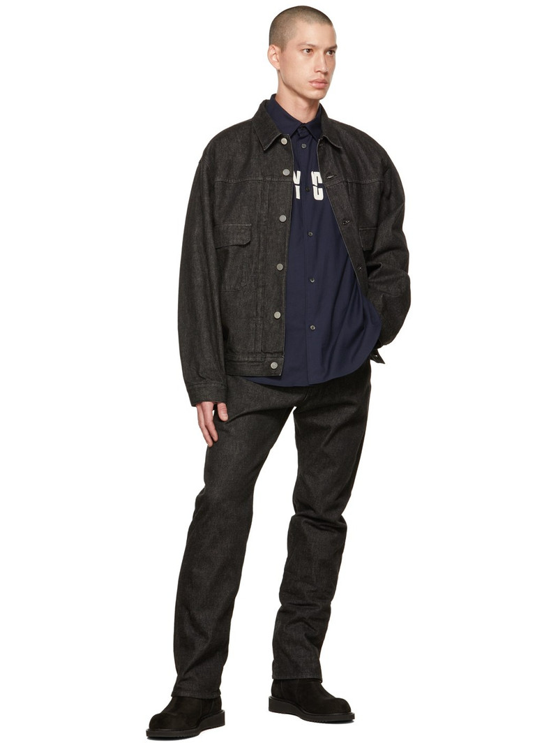 UNDERCOVER Navy 'Psycho' Shirt outlook