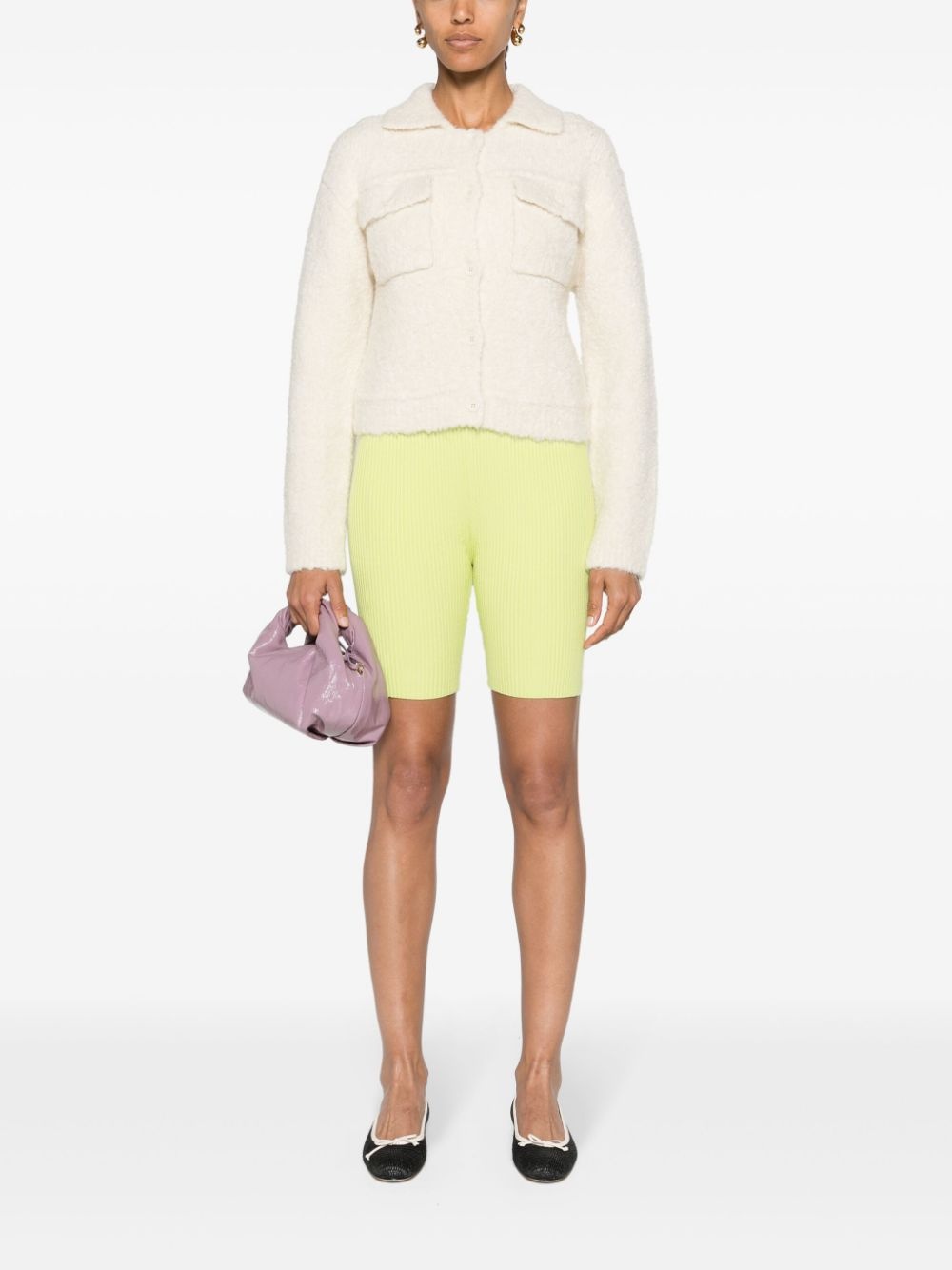 Luna ribbed shorts - 2