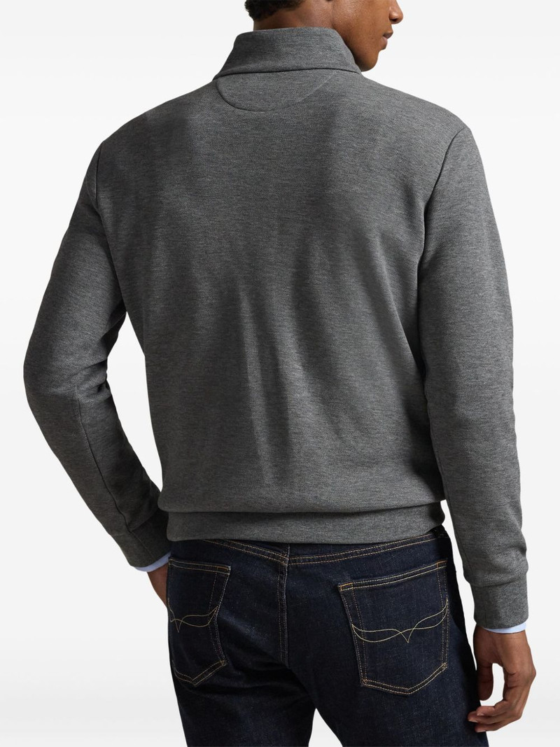 half zip mock neck sweater 3