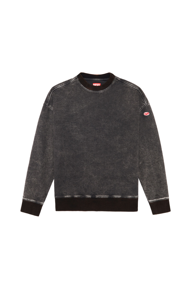 D-KRIB TRACK DENIM SWEATSHIRT 1