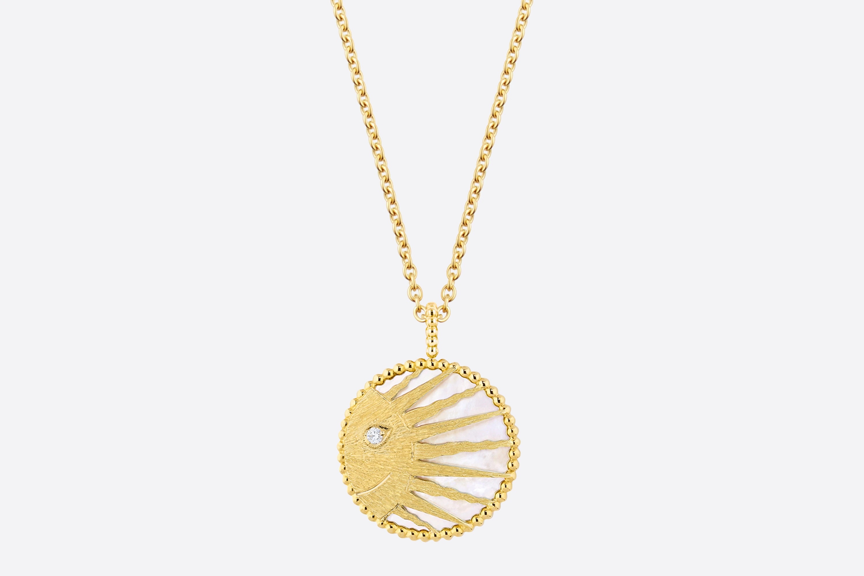 Rose Céleste Medallion Necklace - 2