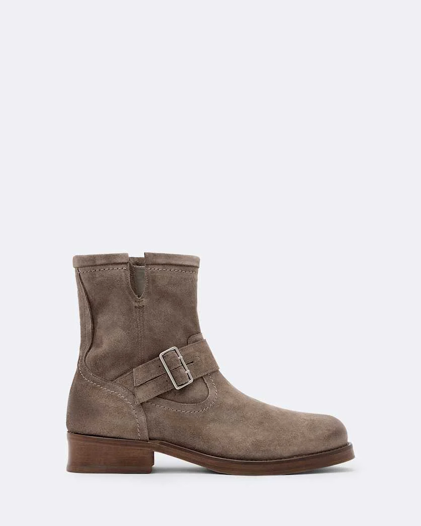 BAILEY SUEDE ENGINEER BOOTS - 1