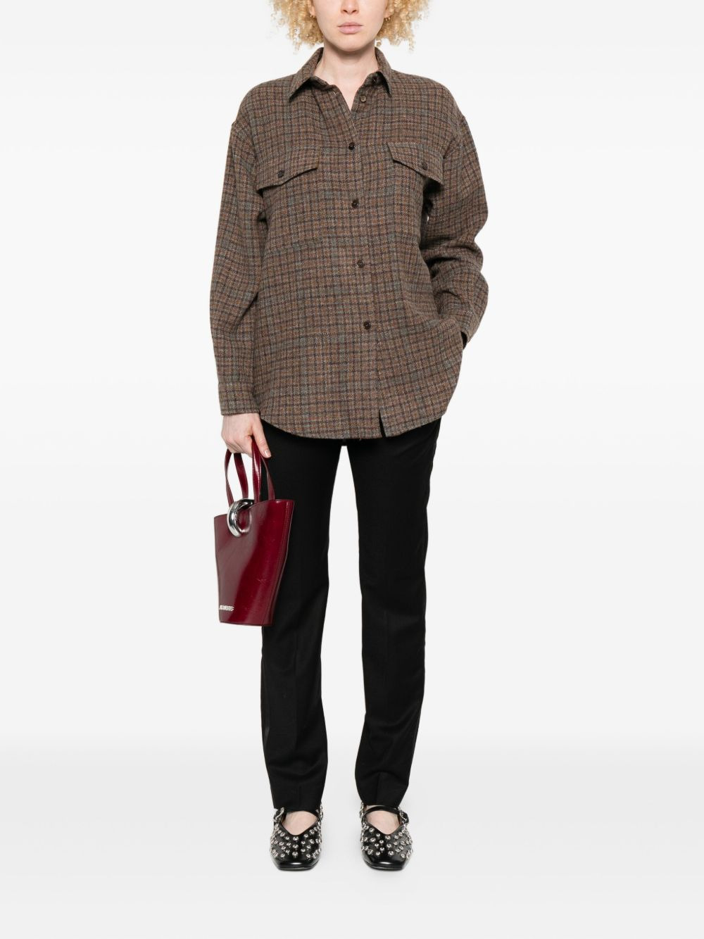 checked shirt - 2