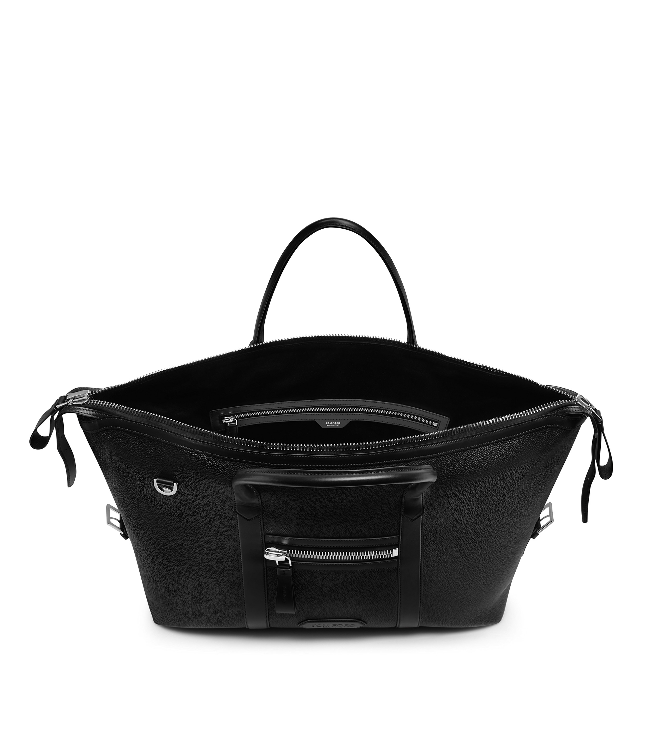GRAIN LEATHER LEATHER BUCKLEY HOLDALL - 4