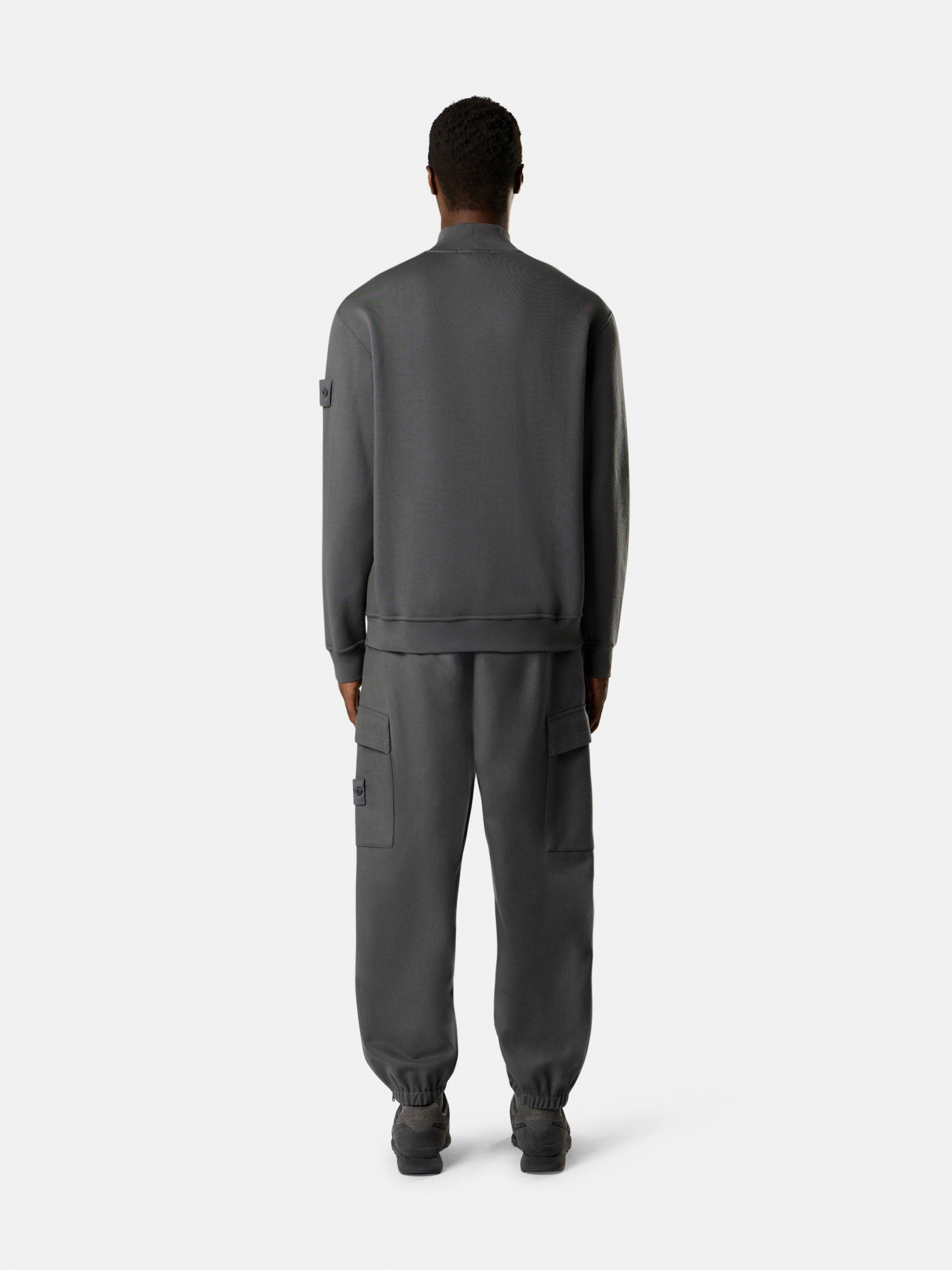 6100047 COTTON WOOL FLEECE_STONE ISLAND GHOST - 7