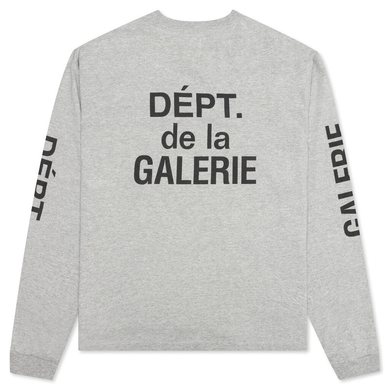 GALLERY DEPT. FRENCH COLLECTOR L/S TEE - HEATHER GREY outlook