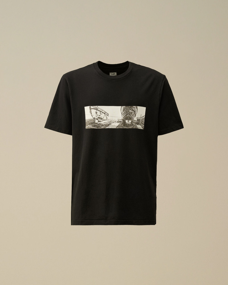 24/1 Jersey Back Letter T-Shirt - 1