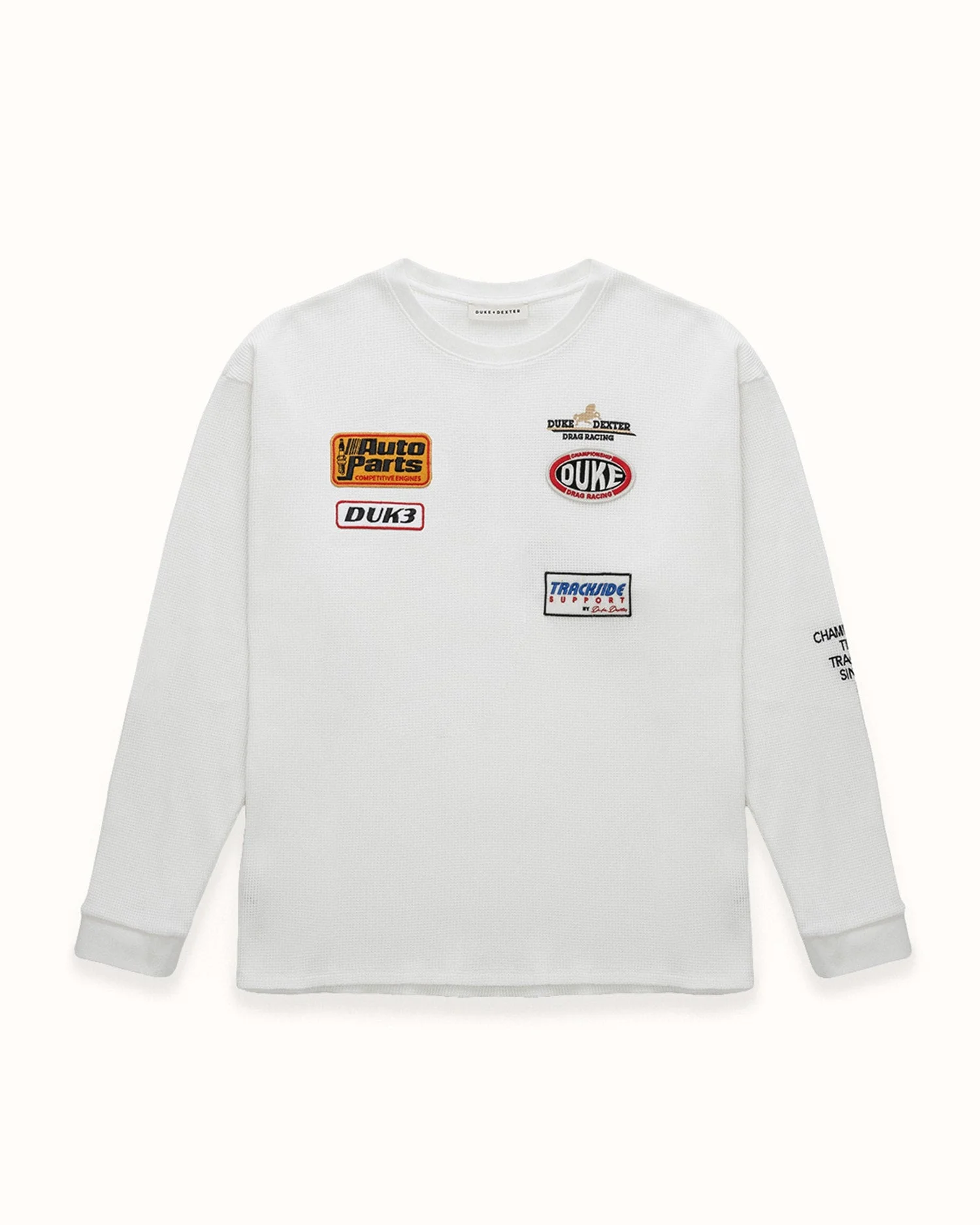 DR4 White Track Waffle Top - 1