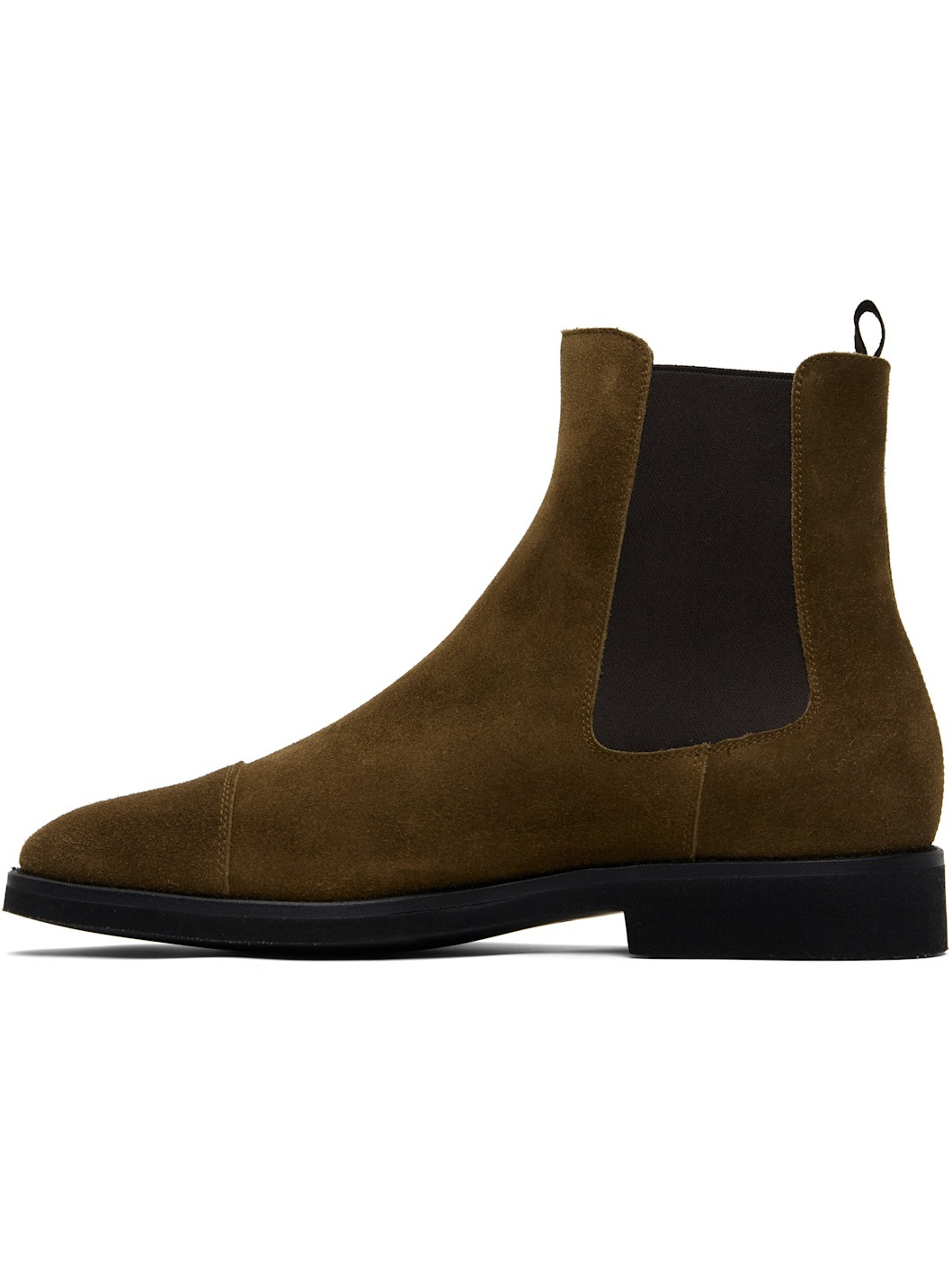 Brown Suede Light Sole Chelsea Boots - 3