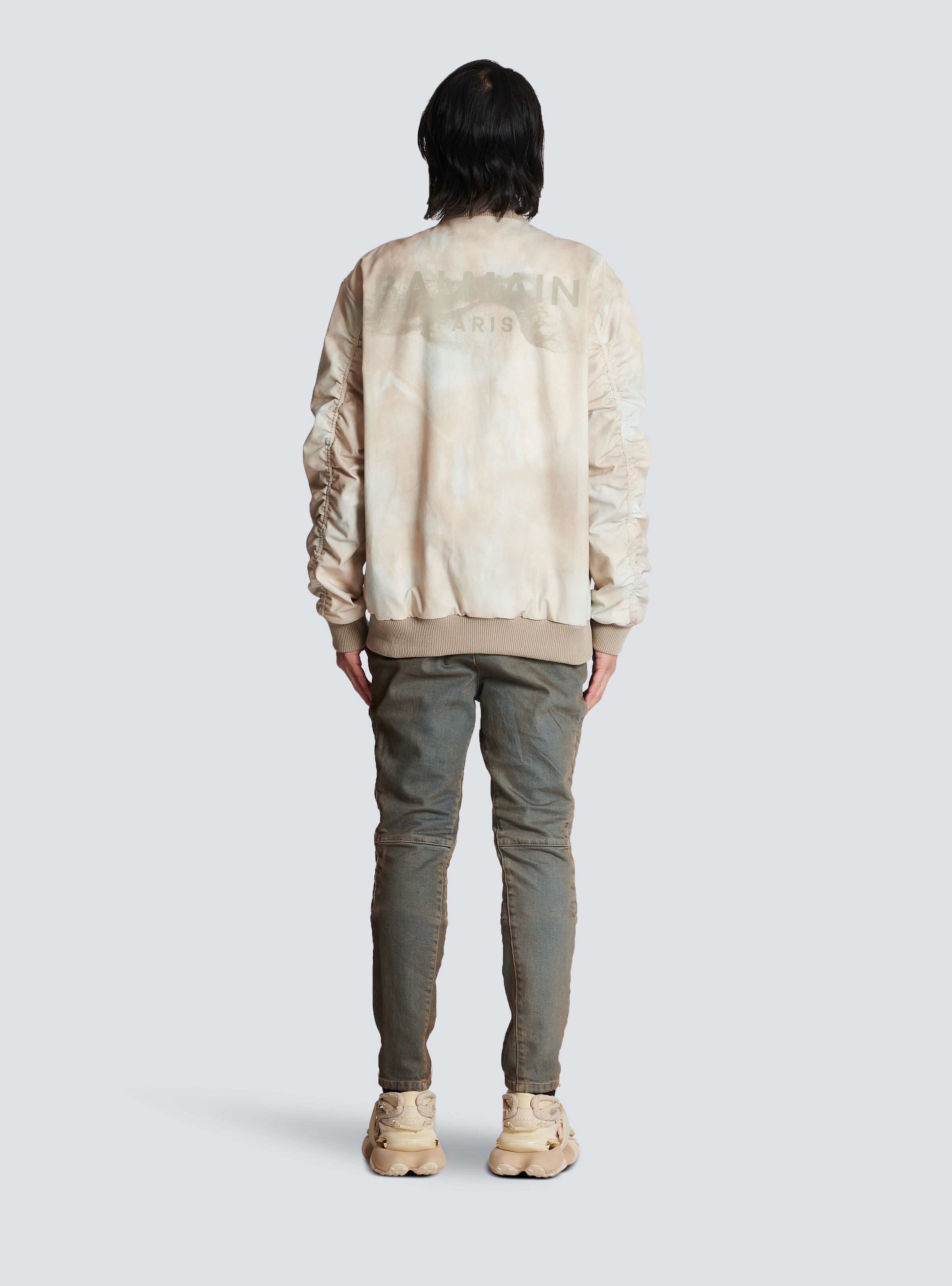Desert print cotton bomber jacket - 4