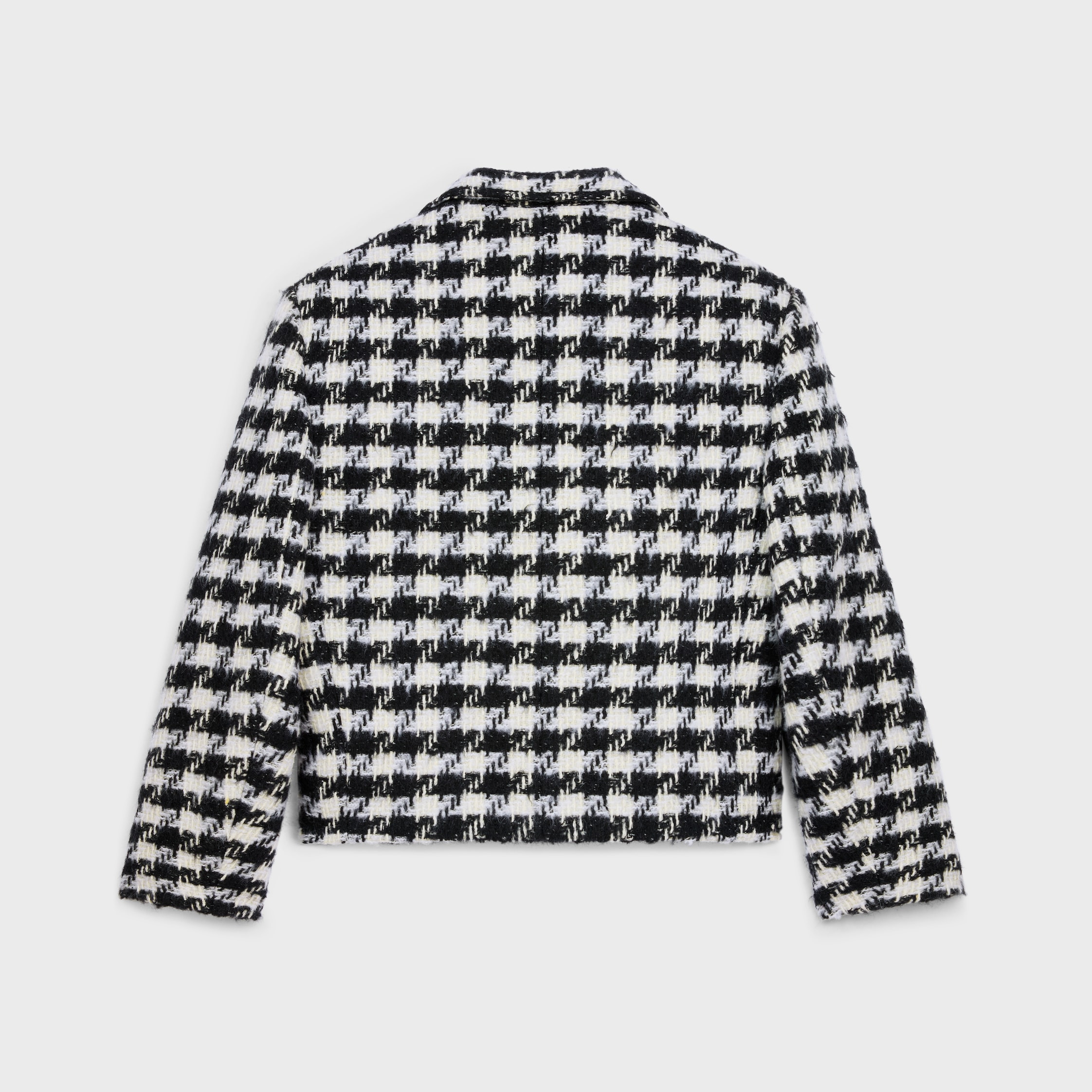 garance jacket in houndstooth wool natté - 2