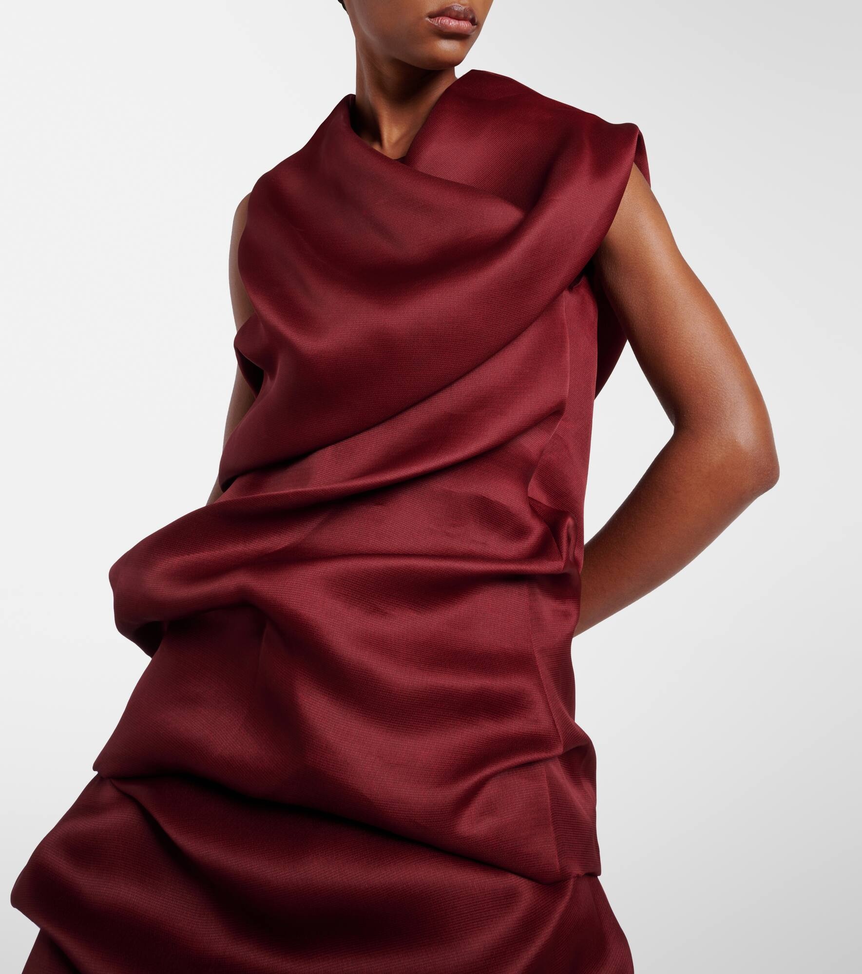 Luola draped silk top - 6