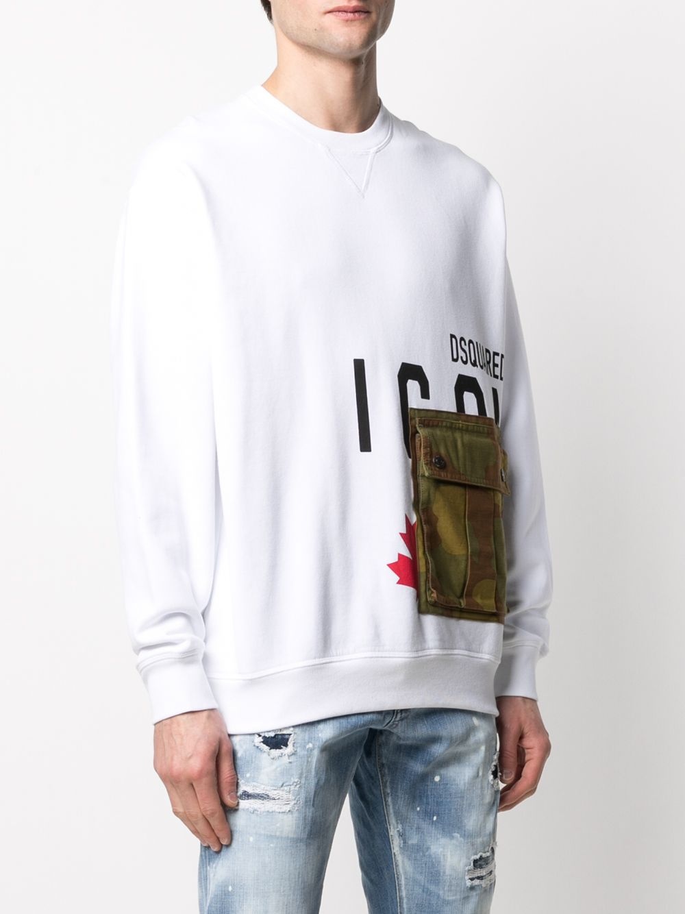 logo-print sweatshirt - 3