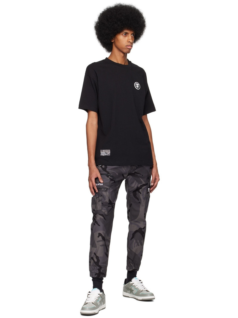 A BATHING APE® Gray & Blue Sk8 Sta #2 Sneakers outlook