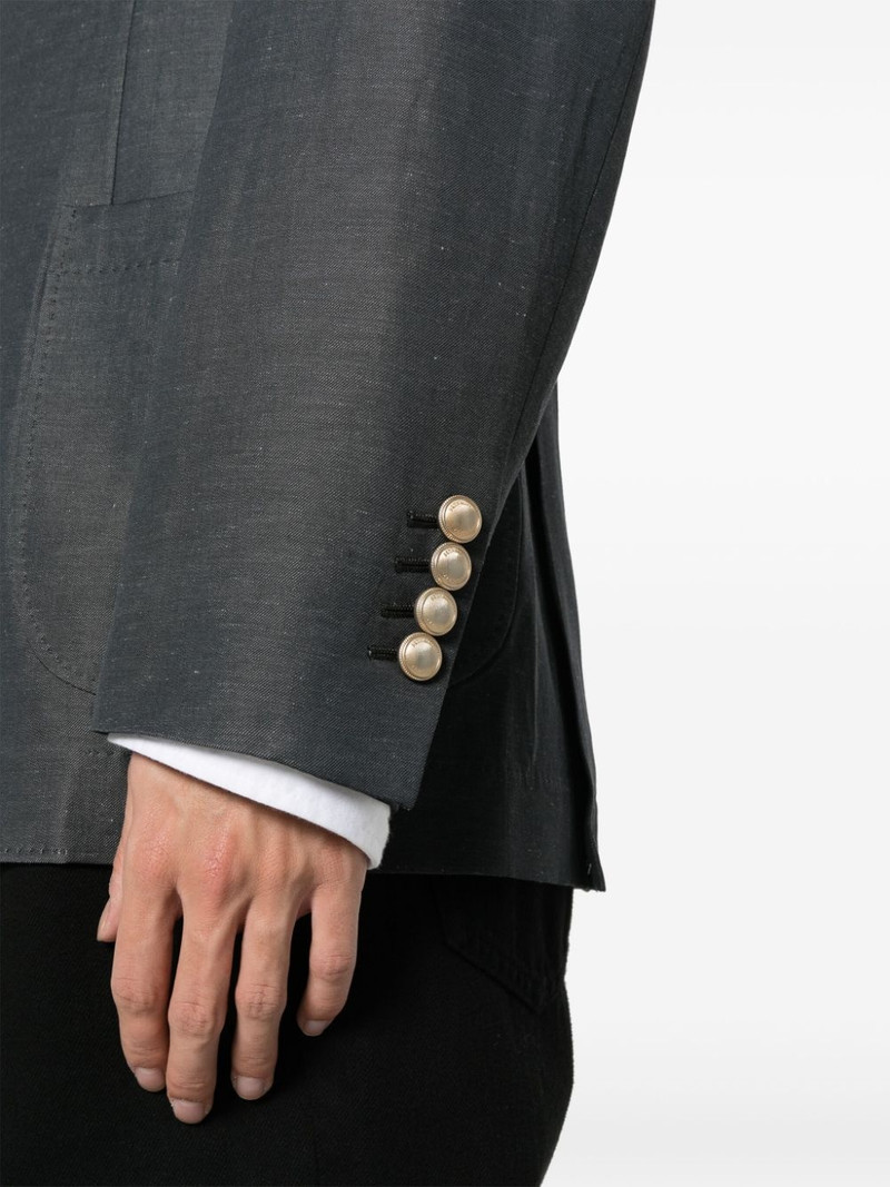 double-breasted mÃ©lange blazer 5