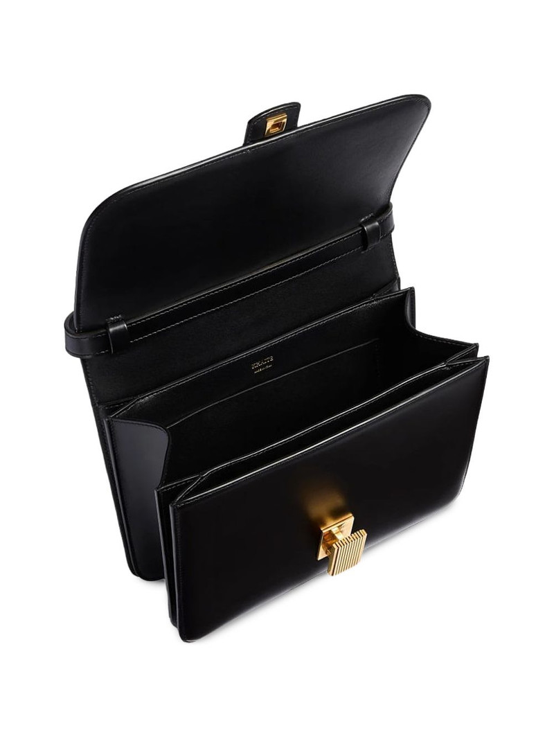 KHAITE Blake zebra-print cross body bag outlook