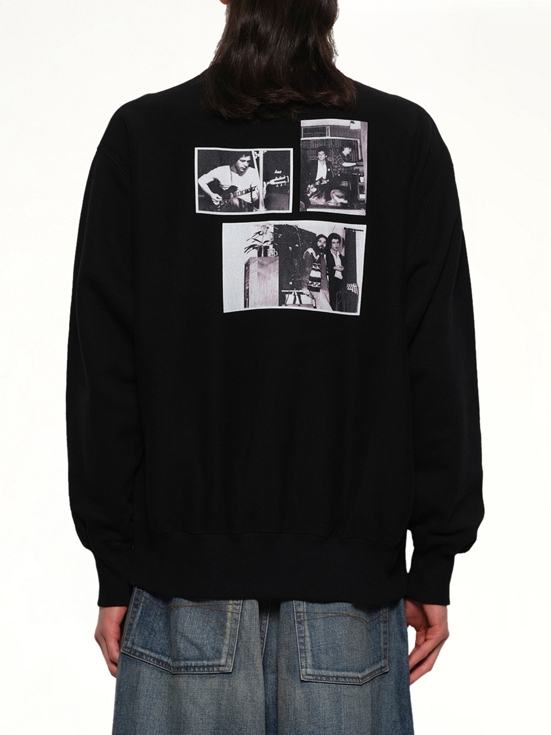 Heldon L/S T-Shirt in Black - 5