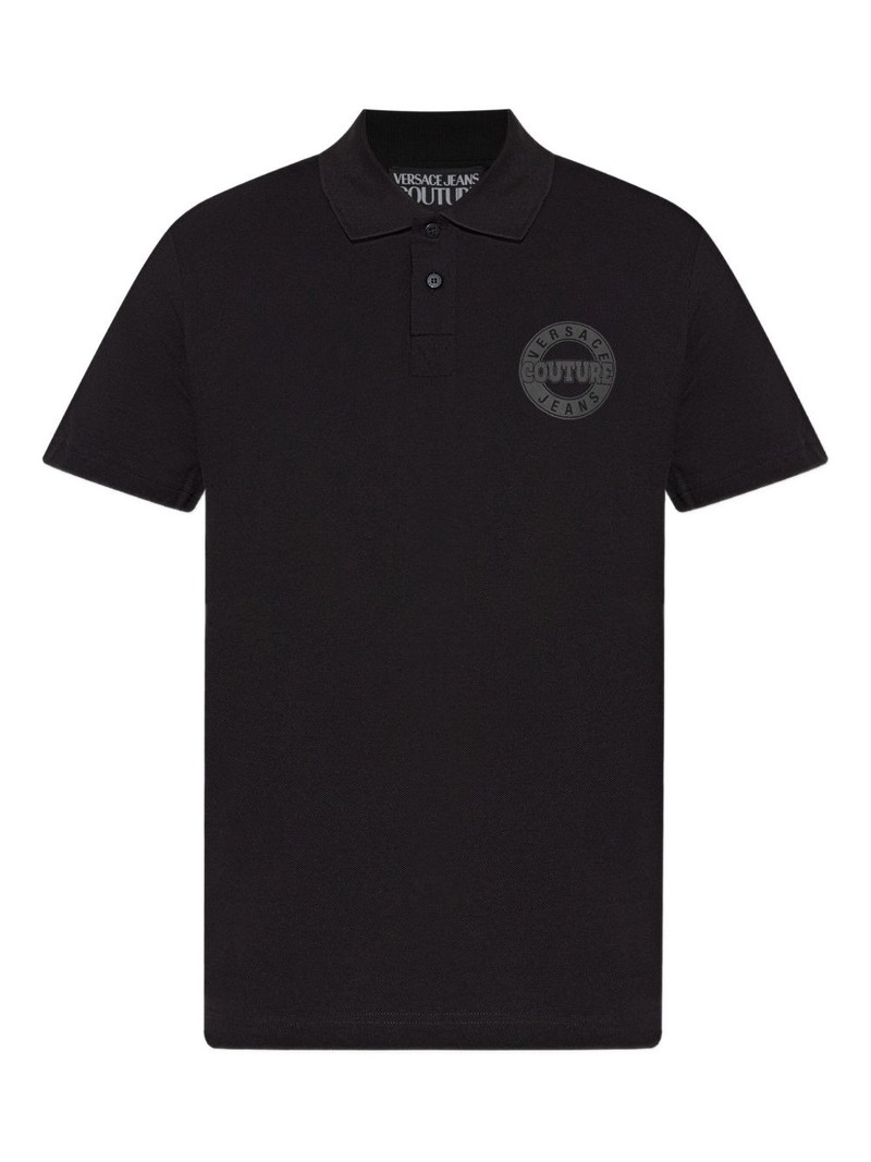 logo cotton polo shirt 1