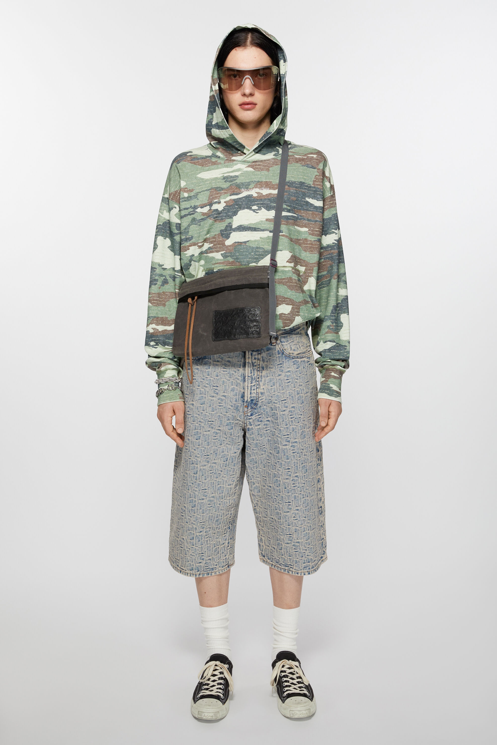 Mini messenger bag - Grey/black - 3
