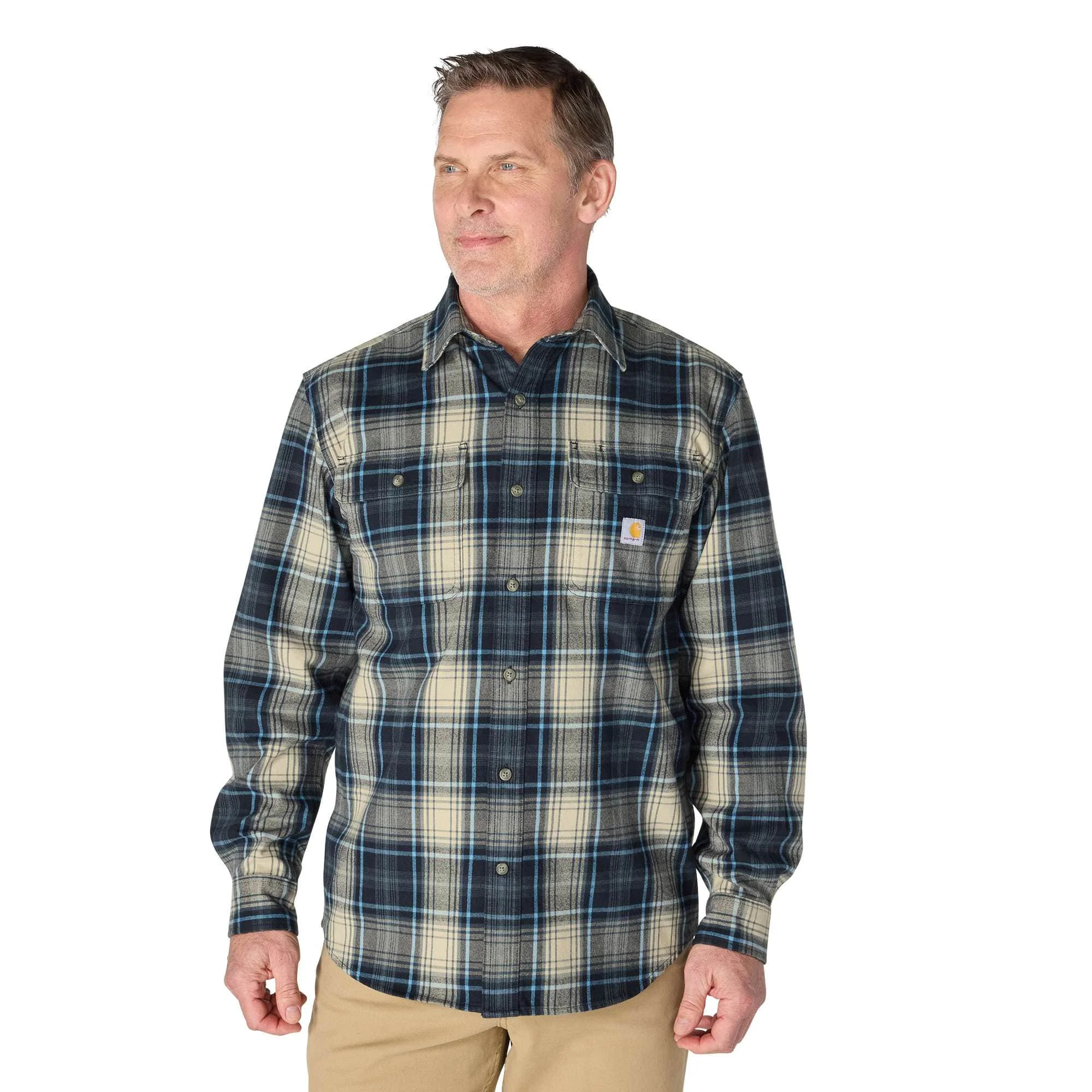 Hubbard Loose LS Plaid Shirt - 1