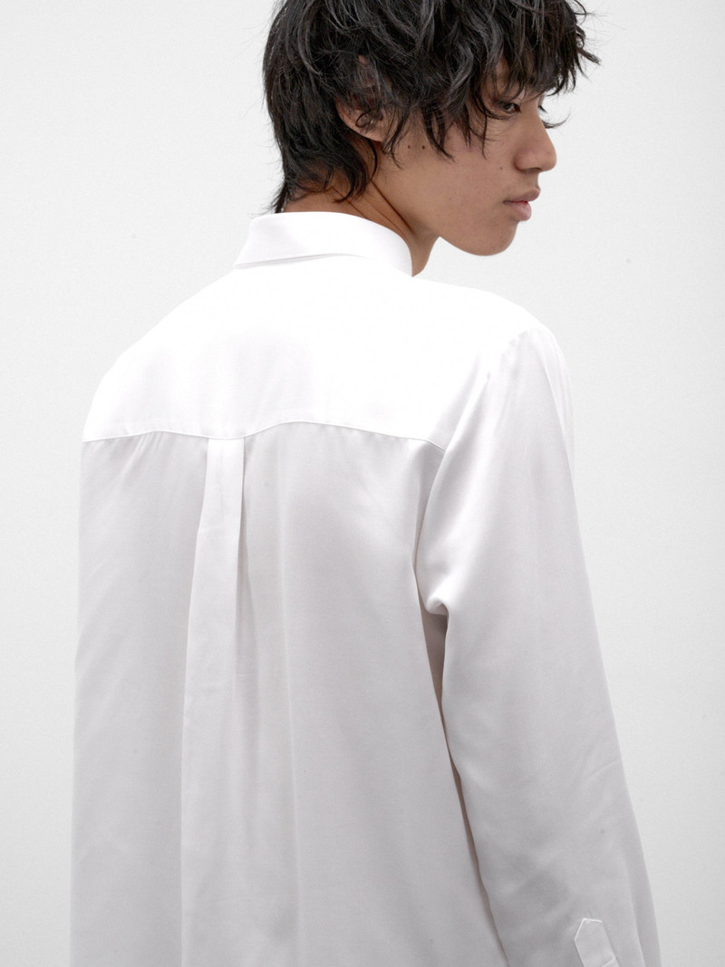 White Cotton Classic Shirt 4