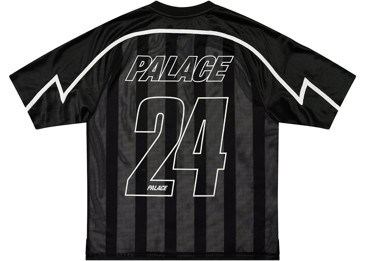 Palace Meshy Stripe Jersey Black - 2