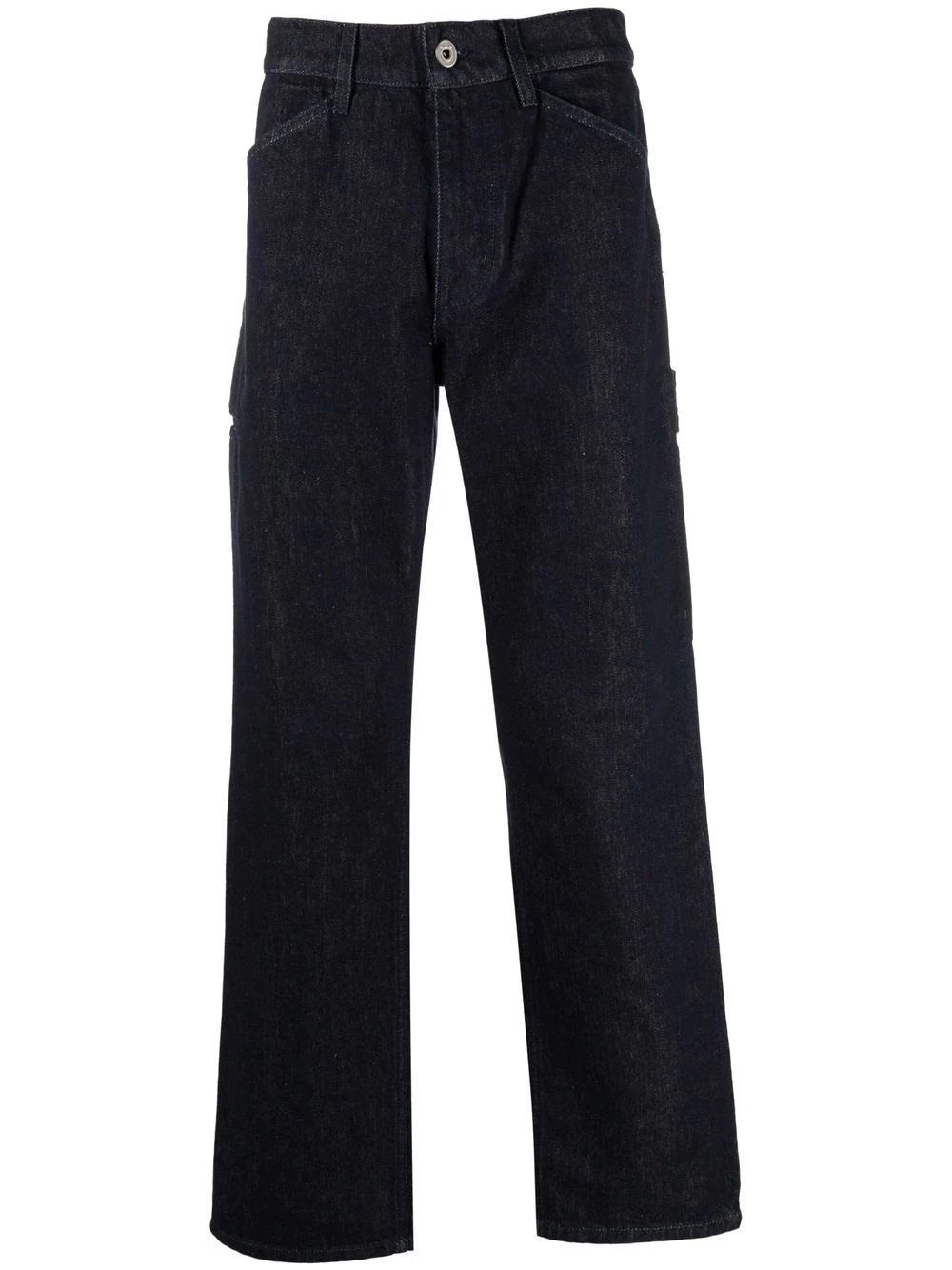 denim cargo trousers - 1