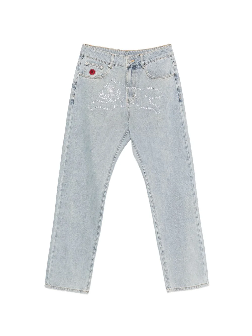 embellished jeans - 1
