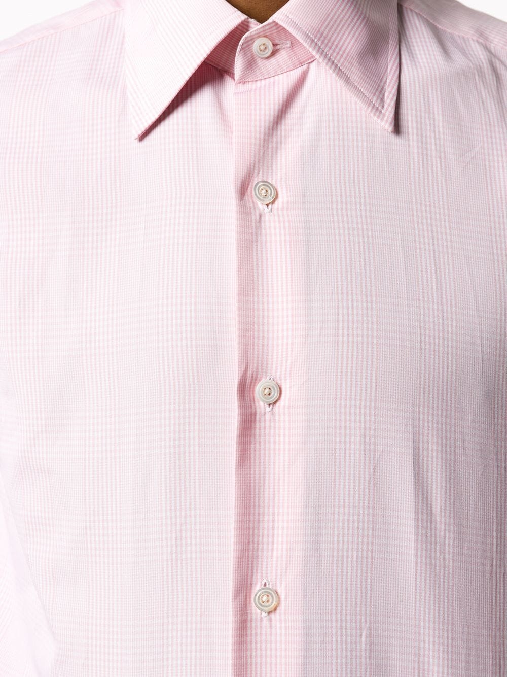 checked cotton shirt - 5