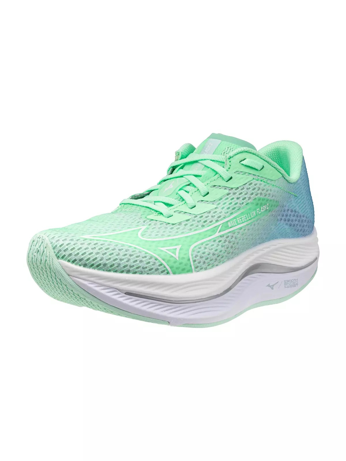 Wave Rebellion Flash 2 "Neo Mint/White" Women's Running Shoe - 3