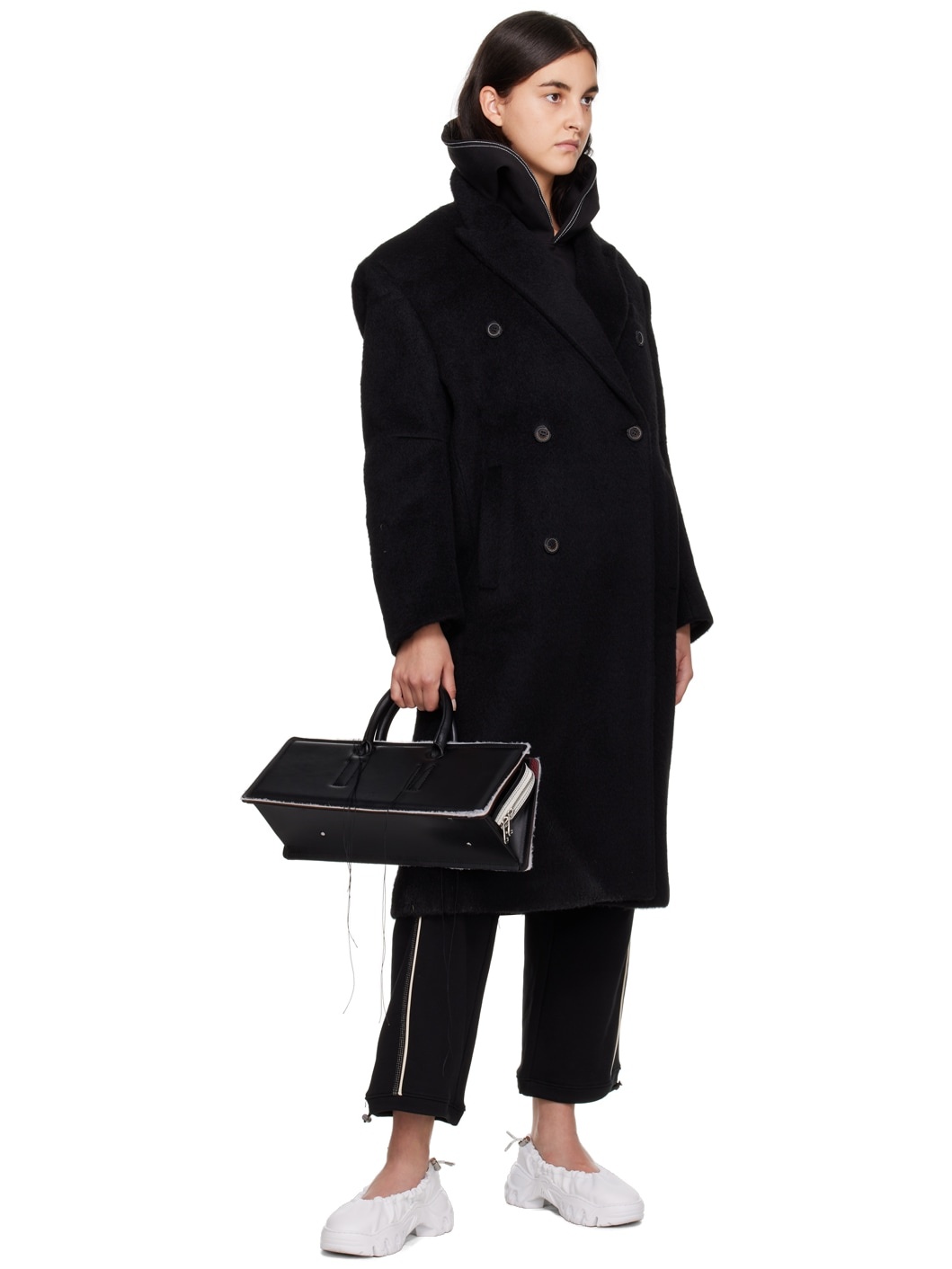 ADER error Black Zany Coat | REVERSIBLE