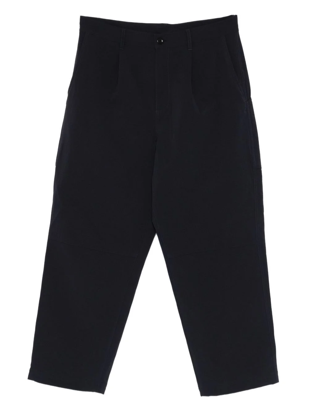 pleated panelled pants - 1