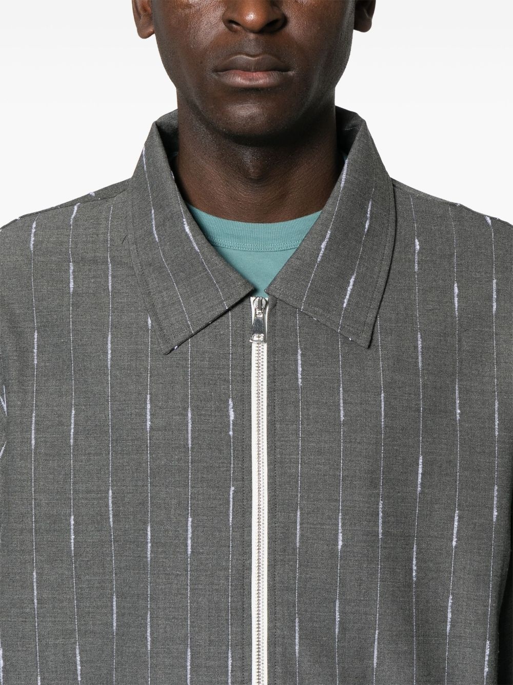 zip-up shirt - 5