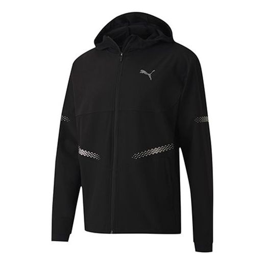 Puma Runner ID Hooded Jacket 'Black' 519382-01 - 1