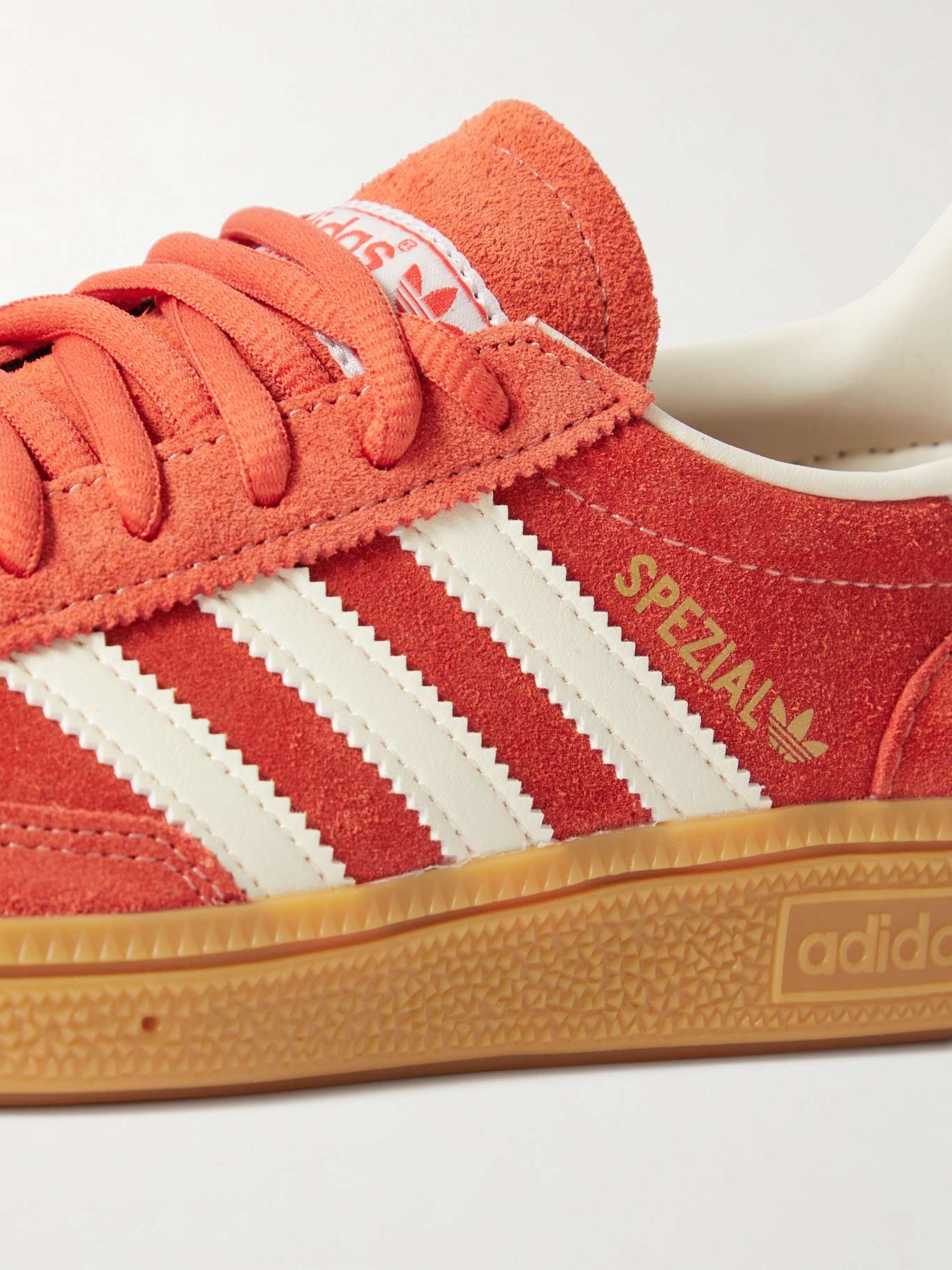 Handball Spezial leather-trimmed suede sneakers - 4