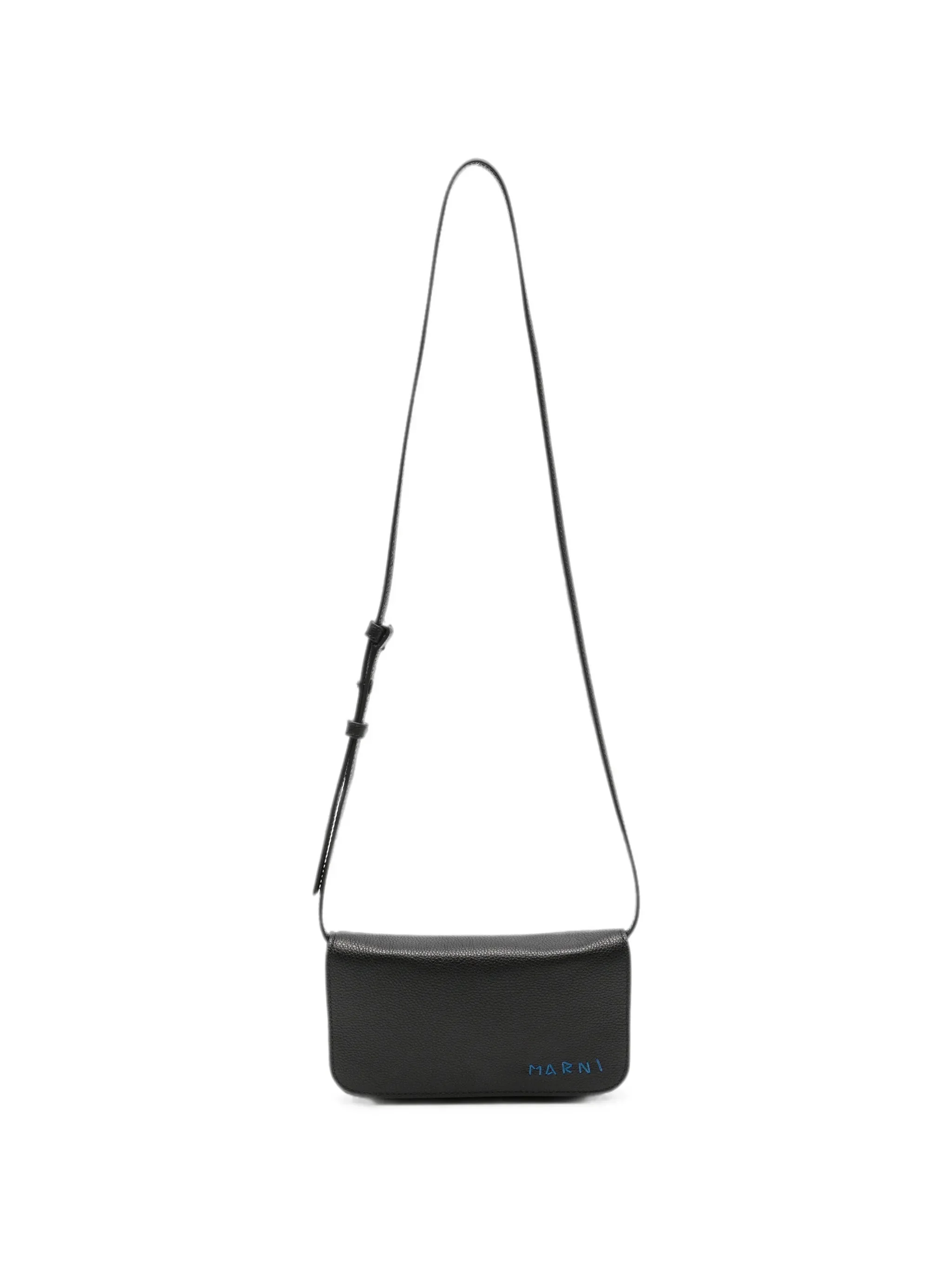 Marni Logo-motif Leather Messenger Bag - 1