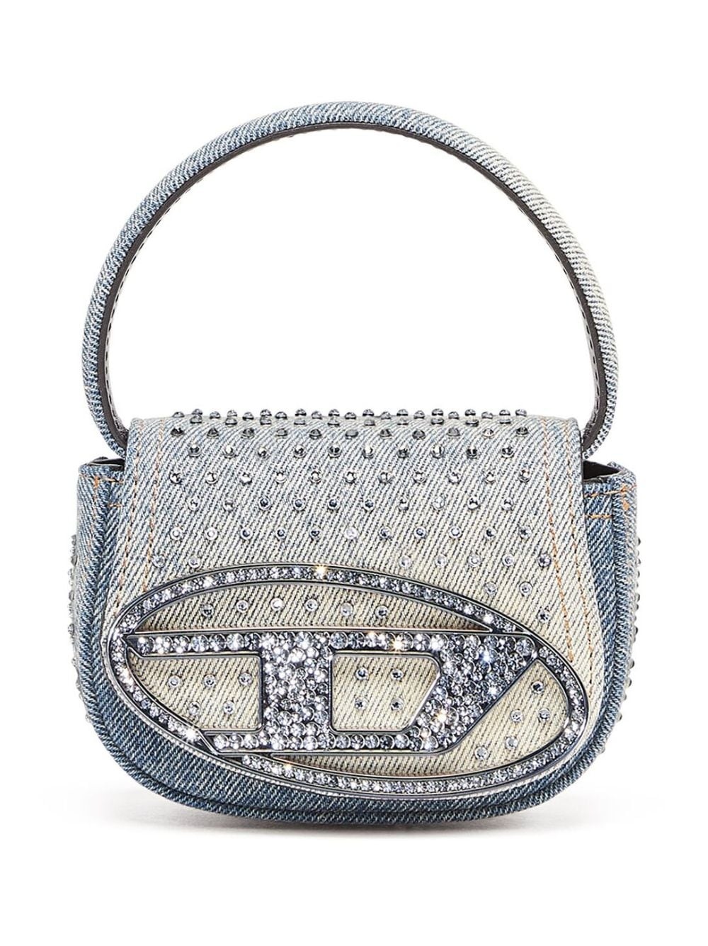 mini 1DR crystal-embellished bag - 1