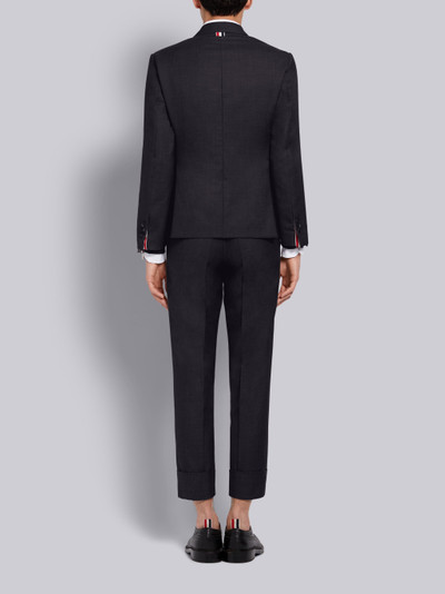 Thom Browne Charcoal Super 120's Wool Twill Classic Suit outlook