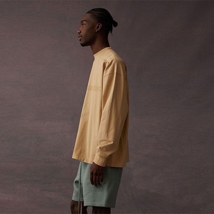 Fear of God Essentials SS23 Long Sleeve Logo Tee 'Sand' 125BT222014F - 7